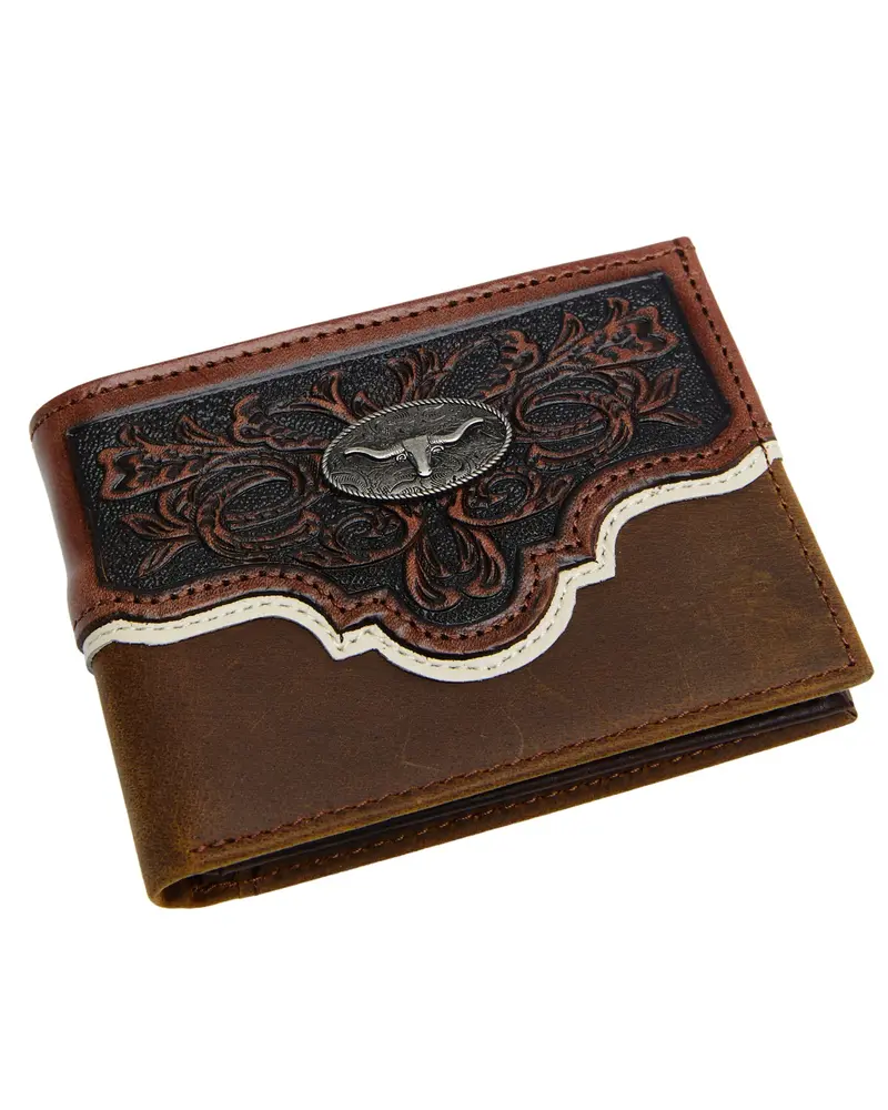 Cody James Men's Men'S Tooled Bifold Wallet - 2009771Wp