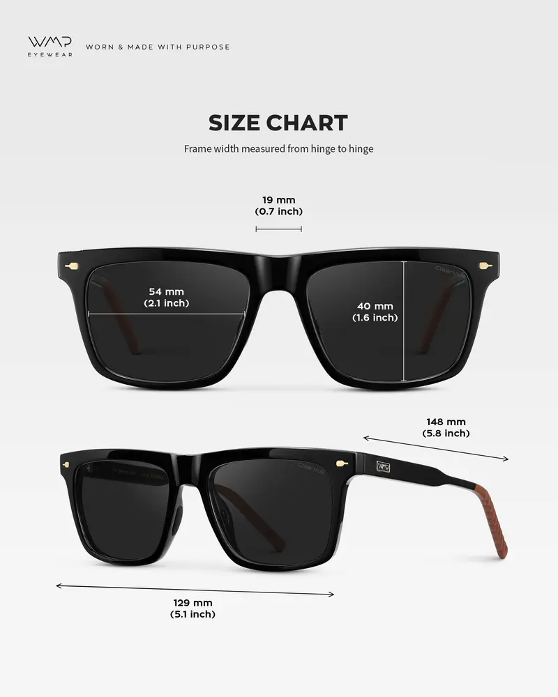 Hart | Polarized Rectangular Performance Sunglasses For Men